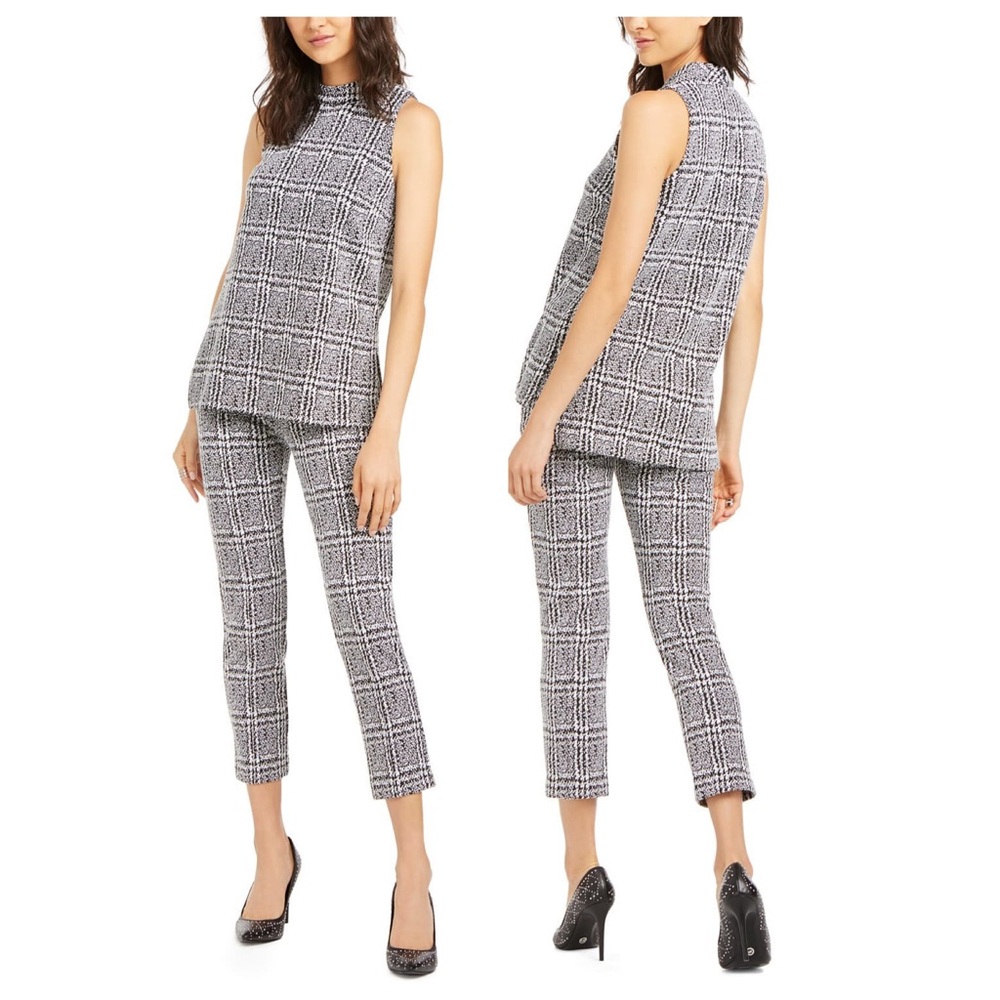 🖤MICHAEL Michael Kors Women’s Black Plaid Tunic & Pants🖤